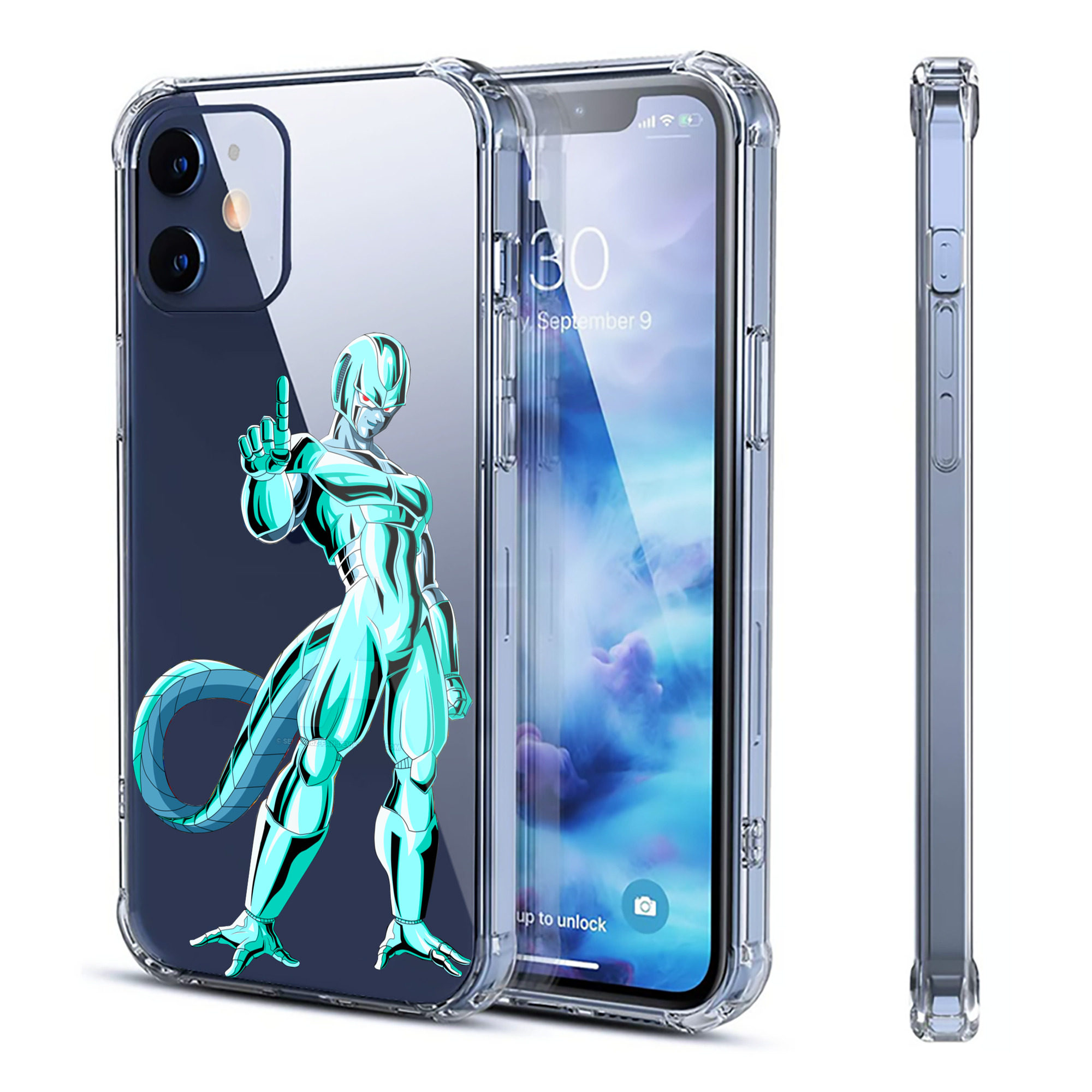 （画像用） ドラゴンボール クウラ DRAGON BALL Cooler Coora 【iPhone 12シリーズ対応】透明スマホケース（クリアソフトケース）